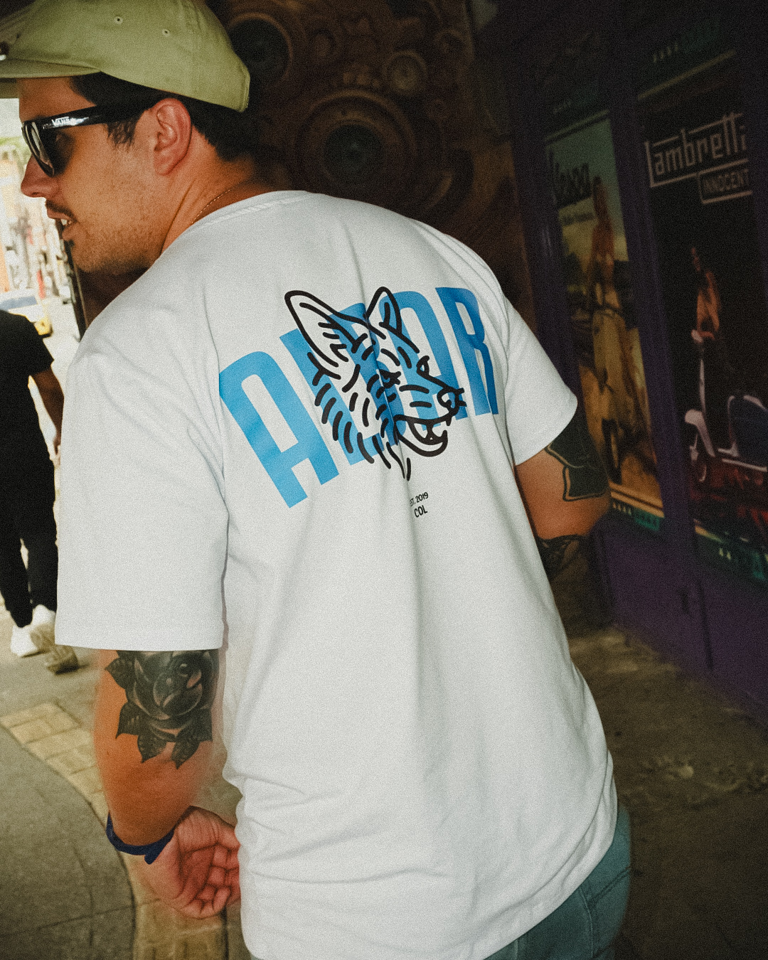 Camiseta blanca Albar Coyete - Imagen 2